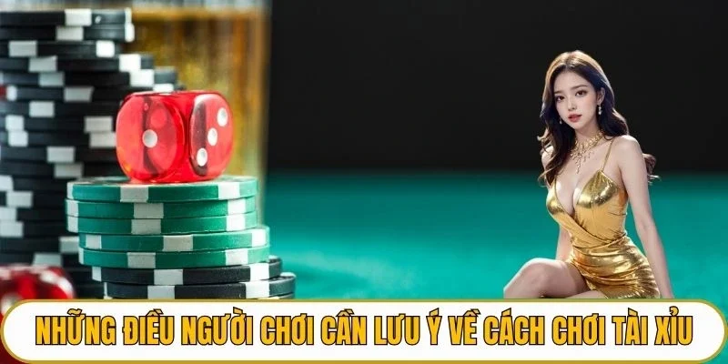 Những điều người chơi cần lưu ý về cách chơi tài xỉu